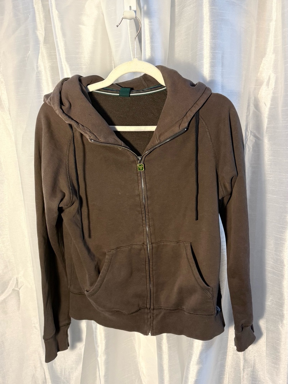 TNA Brown Zip-Up Hoodie Jacket